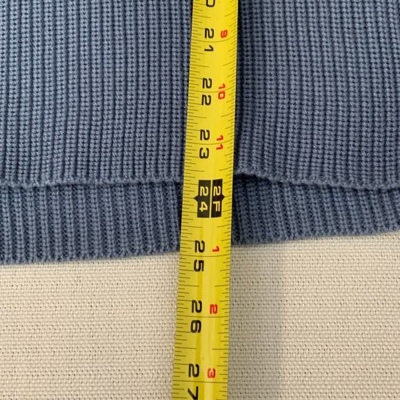 FDJ French Dressing Ivy Indigo Crochet Sleeve Sweater NWT size‎ xl - Picture 9 of 9